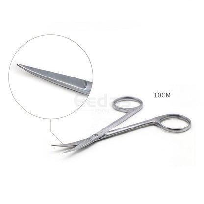4 - inch Straight/Curved Iris Scissors - EEDAS Dental