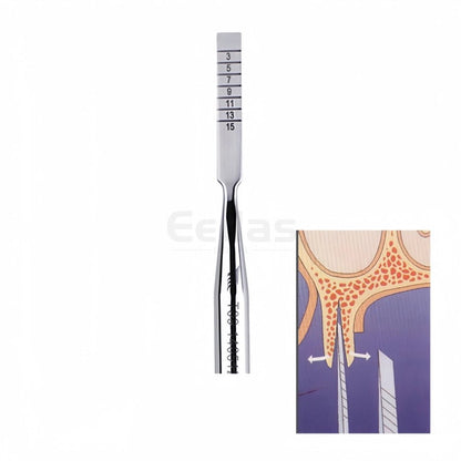 Graduated Dental Osteotome with Round Handle