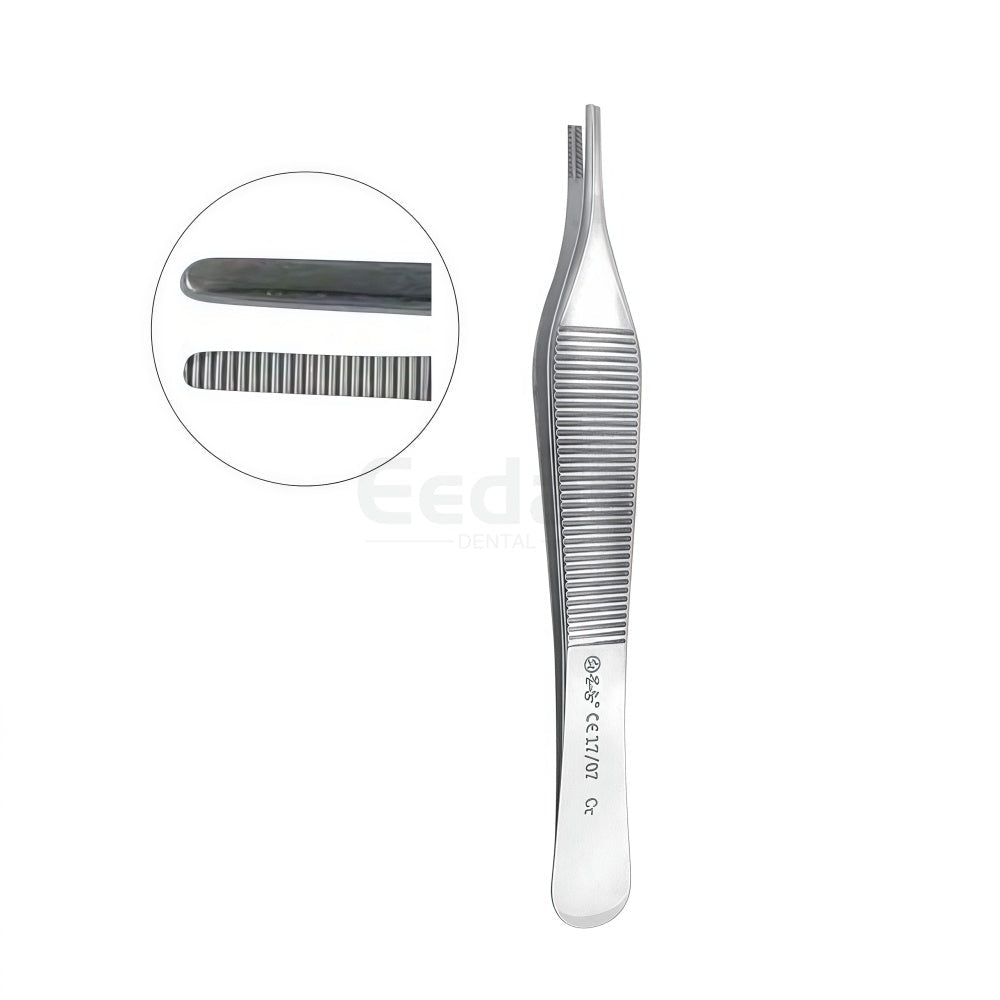 Adson Tissue Dressing Forceps with Teeth / without Teeth - EEDAS Dental