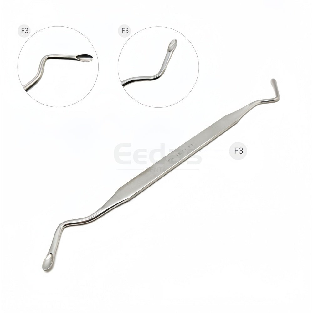 Flat Handle Spoon Excavator - EEDAS Dental