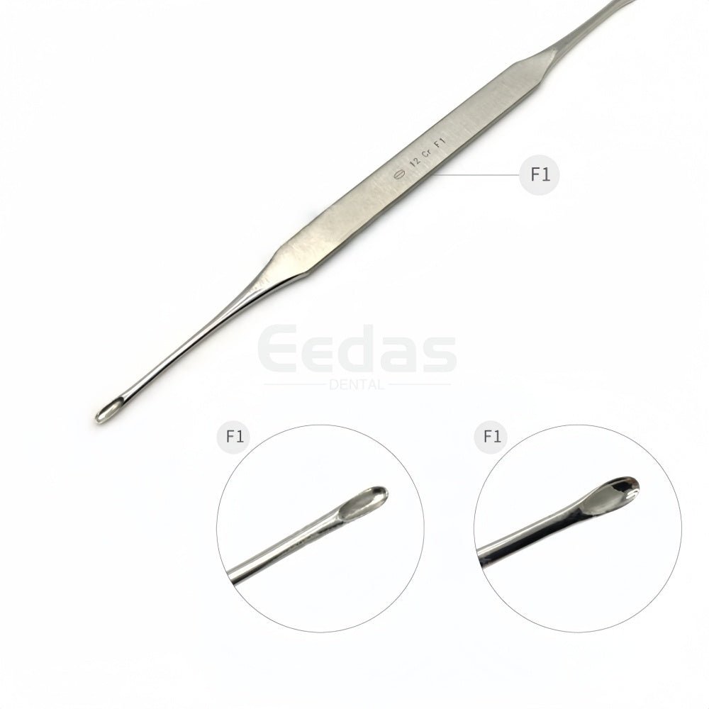 Flat Handle Spoon Excavator - EEDAS Dental