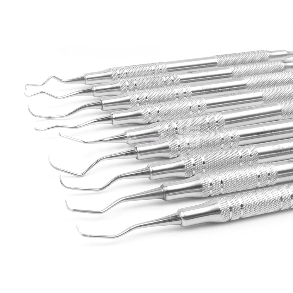 Gracey Curettes Complete Set (9 pcs) - EEDAS Dental
