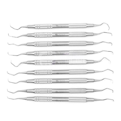 Gracey Curettes Complete Set (9 pcs) - EEDAS Dental