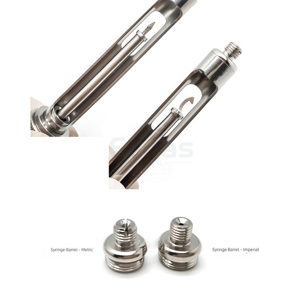Hook Tip / Pointed Tip Aspirating Dental Syringe - EEDAS Dental