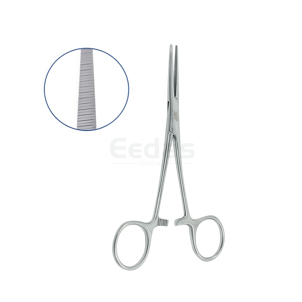 Straight / Curved Kelly Hemostatic Forceps - EEDAS Dental